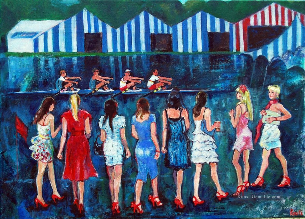 Regatta Mädchen Impressionisten Ölgemälde